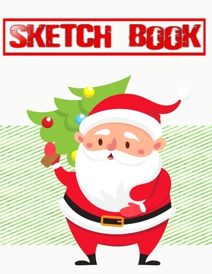 Sketch Book For Teens Christmas Giving: Sketch Book Top Spiral Bound Sketchpad For Artist Sketching And Drawing Paper Micro Perforated - Crayon - Prac By Keiko Sketch Book Cover Image