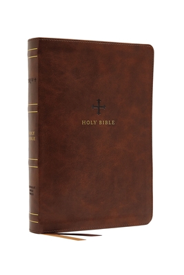 Nrsv, Catholic Bible, Standard Large Print, Leathersoft, Brown, Comfort Print: Holy Bible Cover Image