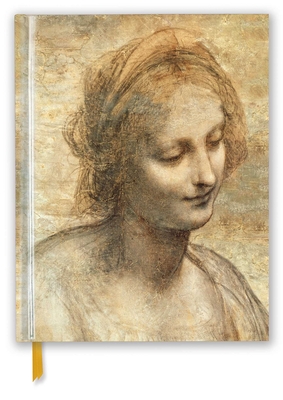 Leonardo da Vinci: Detail of the Head of the Virgin (Blank Sketch Book) (Luxury Sketch Books) By Flame Tree Studio (Created by) Cover Image