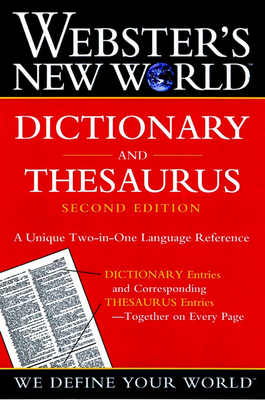 Cover for Webster's New World Dictionary And Thesaurus, 2nd Edition (paper Edition)