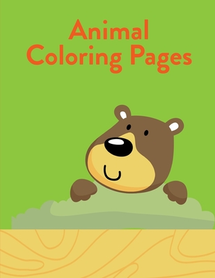 Animal Coloring Pages: Christmas Book, Easy and Funny Animal Images By Creative Color Cover Image