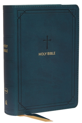 Nkjv, Reference Bible, Compact, Leathersoft, Teal, Red Letter Edition, Comfort Print: Holy Bible, New King James Version Cover Image