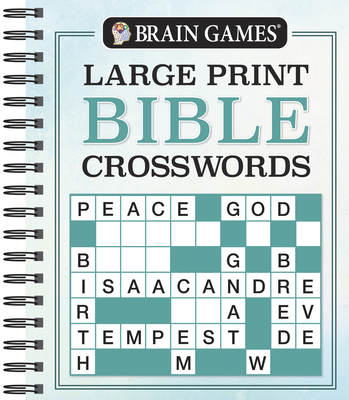 Brain Games - Large Print Bible Crosswords Cover Image
