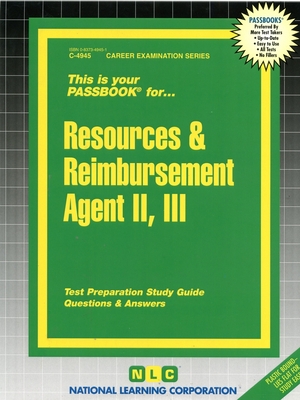 Resources & Reimbursement Agent II, III: Passbooks Study Guide (Career Examination Series) By National Learning Corporation Cover Image