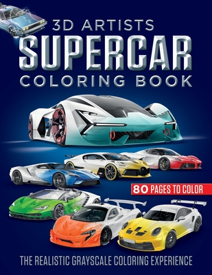 SUPERCARS Coloring Book: 3D Render Artist Cover Image