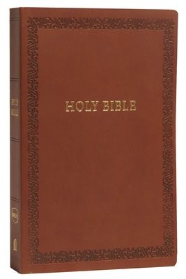 NKJV, Holy Bible, Soft Touch Edition, Imitation Leather, Brown, Comfort Print By Thomas Nelson Cover Image