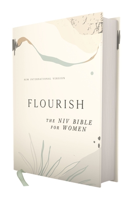 Flourish: The NIV Bible for Women, Hardcover, Multi-Color/Cream, Comfort Print Cover Image