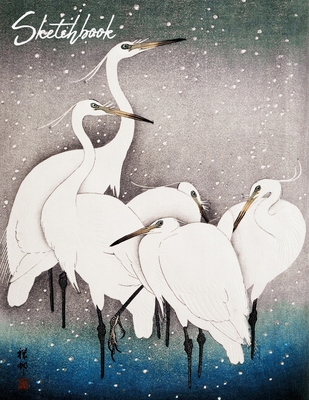 Sketchbook: Egret Birds Sketchpad for Drawing, Doodling, Sketching, Painting, Calligraphy or Writing Cover Image