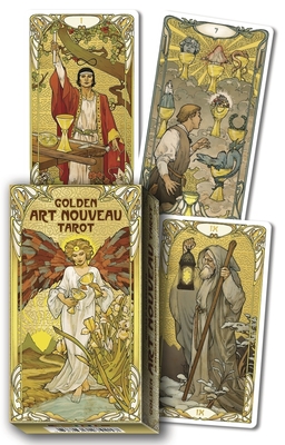 Golden Art Nouveau Tarot By Giulia Francesca Massaglia Cover Image