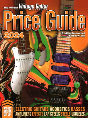 The Official Vintage Guitar Magazine Price Guide 2024 Cover Image