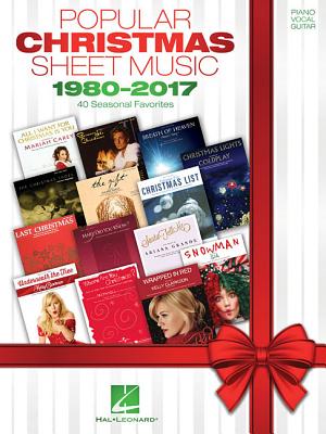 Popular Christmas Sheet Music - 1980-2017 Cover Image