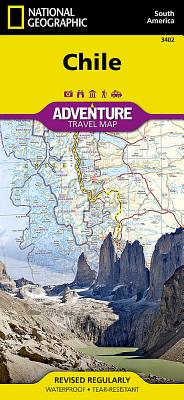 Chile (National Geographic Adventure Map #3402) By National Geographic Maps Cover Image