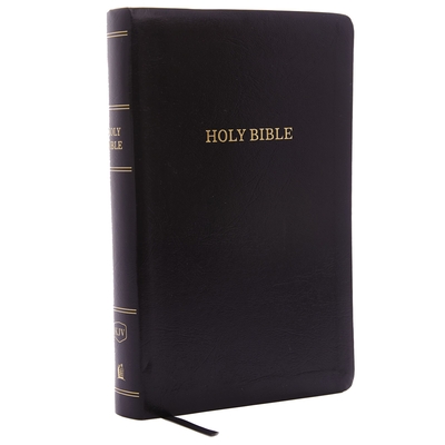 KJV, Reference Bible, Personal Size Giant Print, Leather-Look, Black, Red Letter Edition cover