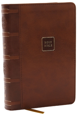 KJV Compact Bible W/ 43,000 Cross References, Brown Leathersoft, Red Letter, Comfort Print: Holy Bible, King James Version: Holy Bible, King James Ver cover