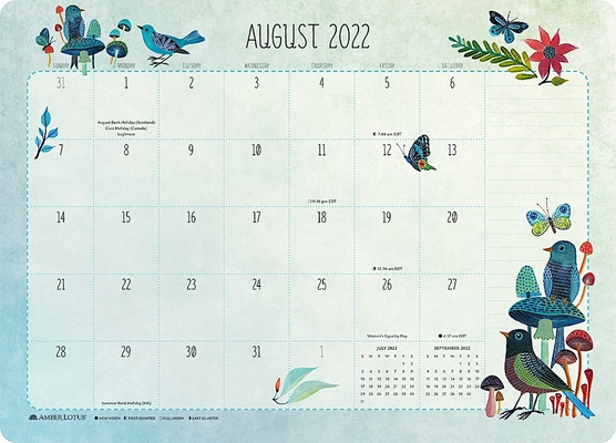 Geninne Zlatkis 2022-2023 Desk Pad Calendar By Geninne D Zlatkis Cover Image
