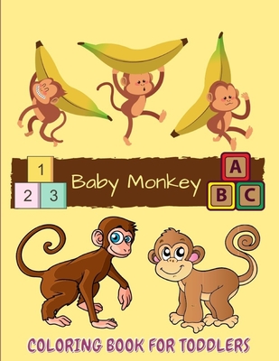 baby monkey coloring pages for kids