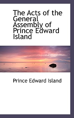 Cover for The Acts of the General Assembly of Prince Edward Island