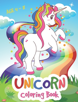 Unicorn Coloring Book For Kids Ages 4-8 Funny Coloring Drawing