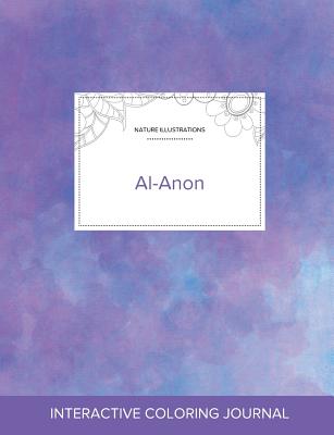 Adult Coloring Journal: Al-Anon (Nature Illustrations, Purple Mist) By Courtney Wegner Cover Image