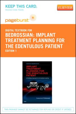 Implant Treatment Planning for the Edentulous Patient - Elsevier eBook on Vitalsource (Retail Access Card): A Graftless Approach to Immediate Loading Cover Image