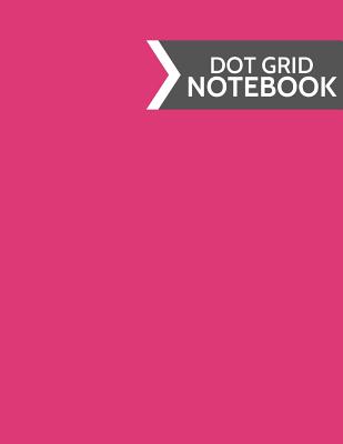 Dot Grid Notebook: Purple, White, Grey Clean Design: Softcover Paperback 120 Page, (Large 8.5 X 11) Cover Image