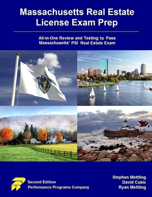 Massachusetts Real Estate License Exam Prep: All-in-One Testing and Testing to Pass Massachusetts' PSI Real Estate Exam Cover Image