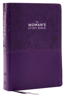 Kjv, the Woman's Study Bible, Purple Leathersoft, Red Letter, Full-Color Edition, Comfort Print: Receiving God's Truth for Balance, Hope, and Transfor Cover Image