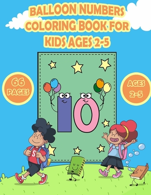 Coloring Books For Children Ages 4-6: Easy Funny Learning for First Preschools and Toddlers from Animals Images [Book]