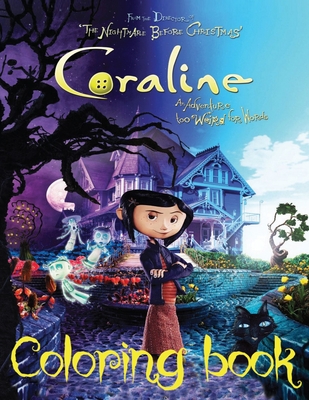 Coraline Coloring Book Cover Image