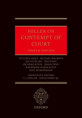 Miller on Contempt of Court Cover Image