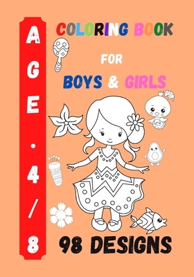 Coloring Book for Boys and Girls: Kids Coloring Activity (Rainbow #41)  (Paperback)