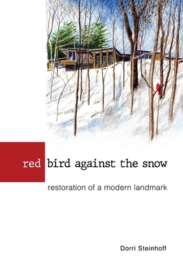 Red Bird Against the Snow Cover Image