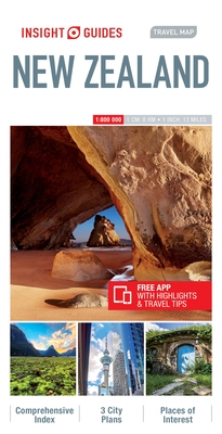 Insight Guides Travel Map New Zealand (Insight Maps) (Insight Travel Maps) By Insight Guides Cover Image