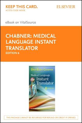 Medical Language Instant Translator - Elsevier eBook on Vitalsource (Retail Access Card) Cover Image