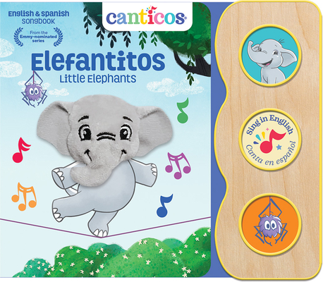 Canticos Elephantitos Little Elephants By Cottage Door Press (Editor) Cover Image