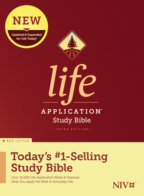 NIV Life Application Study Bible, Third Edition (Red Letter, Hardcover) Cover Image