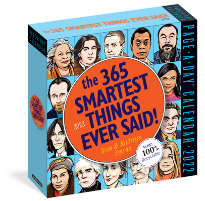 Cover for 365 Smartest Things Ever Said! Page-A-Day Calendar 2022