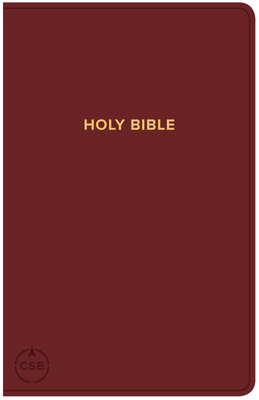 CSB Gift & Award Bible, Burgundy Cover
