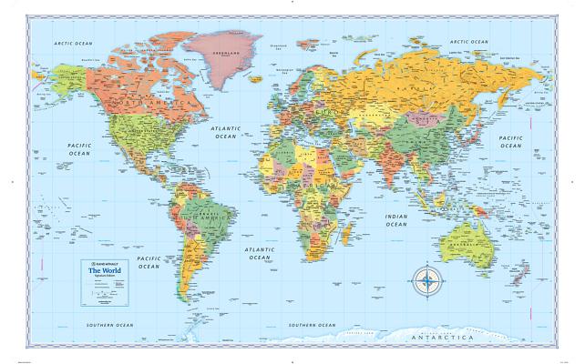 Signature Edition World Wall Map (Folded) Cover Image