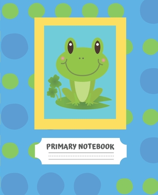 Primary Notebook: Dotted Midline with picture space - Draw and Write Half Page with Drawing Space - 7.5 x 9.25 Cover Image