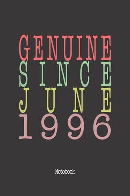 Genuine Since June 1996: Notebook Cover Image