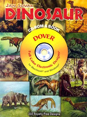 Dinosaur [With CDROM] (Dover Full-Color Electronic Design) By Jan Sovak Cover Image