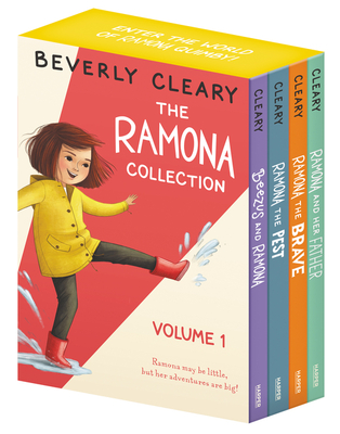 The Ramona 4-Book Collection, Volume 1: Beezus and Ramona, Ramona and Her Father, Ramona the Brave, Ramona the Pest By Beverly Cleary, Jacqueline Rogers (Illustrator) Cover Image