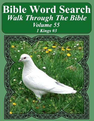 Bible Word Search Walk Through The Bible Volume 55: 1 Kings #3 Extra Large Print By T. W. Pope Cover Image