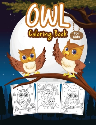 Owl Coloring Book for Kids cover