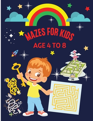 Maze Book for Kids Ages 4-6: The Brain Game Mazes Puzzle Activity