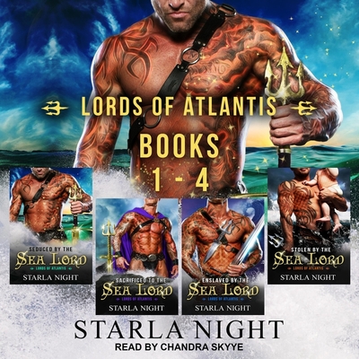 Lords of Atlantis Boxed Set Lib/E: Books 1-4 By Starla Night, Chandra Skyye (Read by) Cover Image