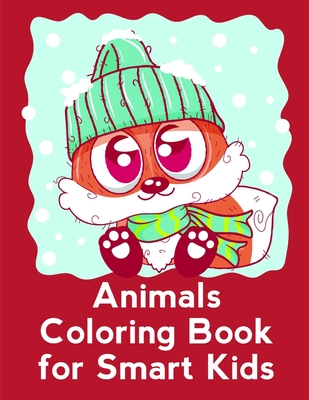 Cute Animal Coloring Book for Adults: Coloring Pages Christmas