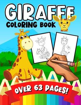 Giraffe Coloring Book: A Fun & Learning Activity Colouring Book for Kids Cover Image