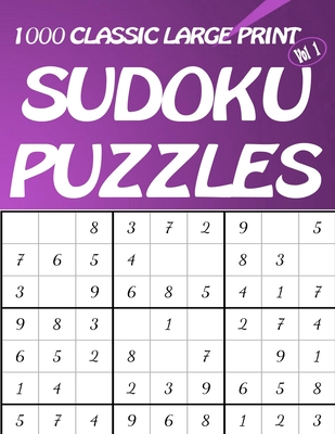 Large Print Sudoku Puzzles – Free Printable